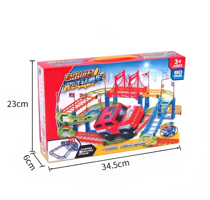 90%20PCS%20Race%20Track%20Set%20Toy%20Car%20Adventure%20Playset%20for%20Kids%20Boys%20Girls%20Toddlers,%20Preschool%20Educational%20Puzzle%20Vehicle%20Toy,%20Creative%20DIY%20Track%20Builder%20City%20Rescue%20Car%20Toys,%20Birthday%20Gift%20for%203%204%205%206%207%208%20Year%20Old%20Children%20Indoor%20Outdoor%20Fun%20-%20Image%208