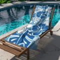 Sea blue pepper Kuwait beachtowel fiber material,quick drying sand proof,washable,beach coastal tropical flower towel,ideal. 
