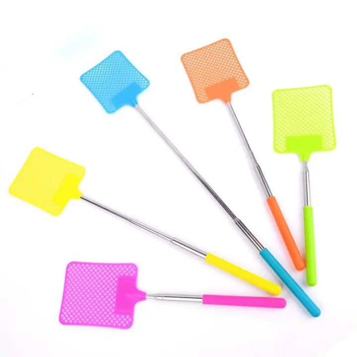 Telescopic%20Fly%20Swatter%20Stainless%20Steel%20Metal%20Steel%20Fly%20Mosquito%20Swatter%20with%20Plastic%20Square%20Head%20and%20Long%20Handle%20-%20Image%203