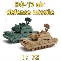 1/72 Chinese HQ-17 Antiaircraft Missile Vehicle Wargame Table Toy Car Adhesive Free Quick Assembly Tank Model Kit.