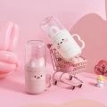 Compact Portable Cartoon Toothbrush Box Mouthwash Cup Plastic Travel Wash Cup.