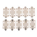 10Pcs White Housing Gold-Plated Tin-Plated Button Battery Holder For CR2032 Cr2025 Bs-6 SMD Socket Cases. 