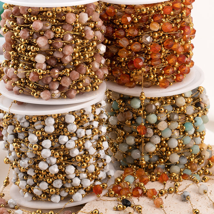 0.5%20Meter%201%20Meter%20Stainless%20Steel%20Irregular%20Stone%20Beaded%20Chain%20for%20DIY%20Boho%20Necklaces%20Handmade%20Bracelets%20Jewelry%20Making%20Supplies%20-%20Image%204