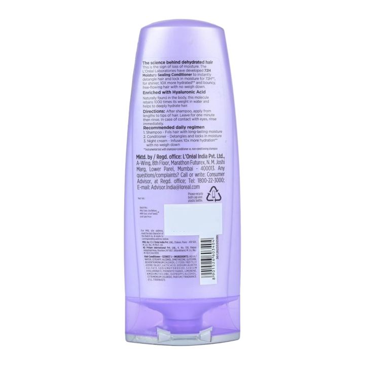 Loreal%20Paris%20Moisture%20Sealing%20Conditioner%20With%20Hyaluronic%20Acid%20For%20Dry%20&%20Dehydrated%20Hair,%20Adds%20Shine%20&%20Bounce,%20Hyaluron%20Moisture%2072H%20175ml%20-%20Image%202