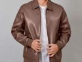 leather jacket. 