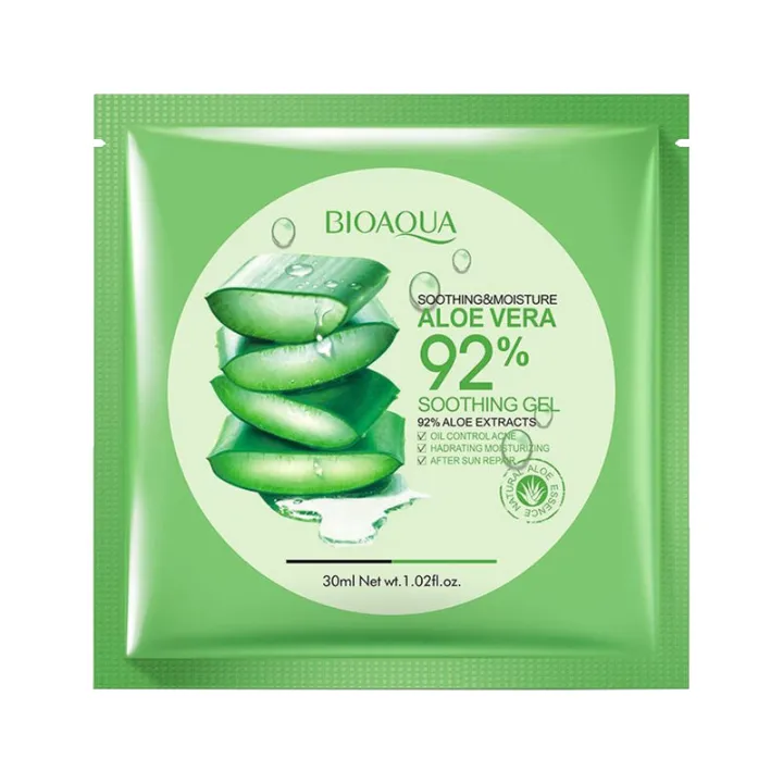 BIOAQUA%20Soothing%20&%20Moisture%20Aloe%20Vera%2092%25%20Soothing%20Gel%20Face%20Sheet%20Mask-%2030g%20-%20Image%202