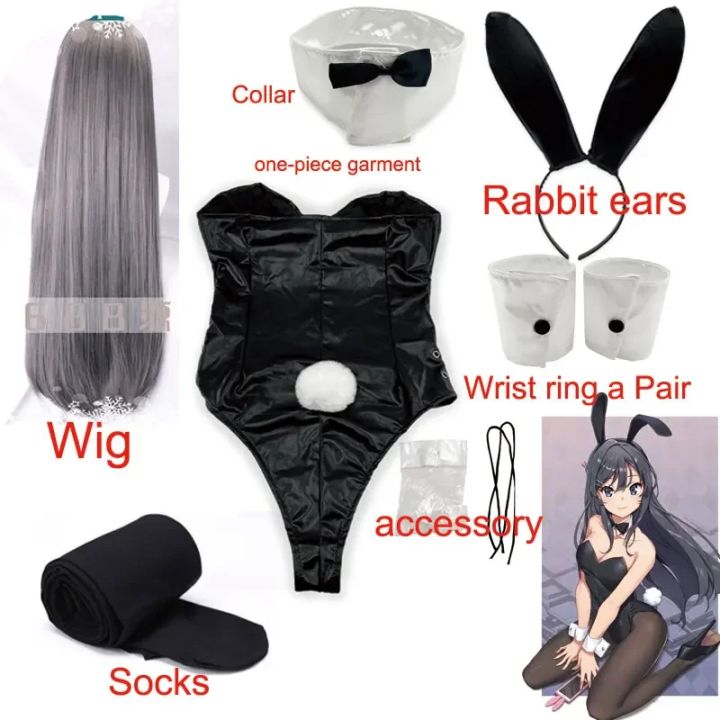 Bunny%20Girl%20Sakurajima%20Mai%20Cosplay%20Costume%20for%20Girls%20Halloween%20Funny%20Costume%20Black%20Stockings%20High%20Heels%20lenceria%20sensual%20mujer%20-%20Image%207