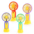 Mini Cute Rechargeable USB Handheld Fan & Mobile Stand – Portable Desktop Fan for On-the-Go. 