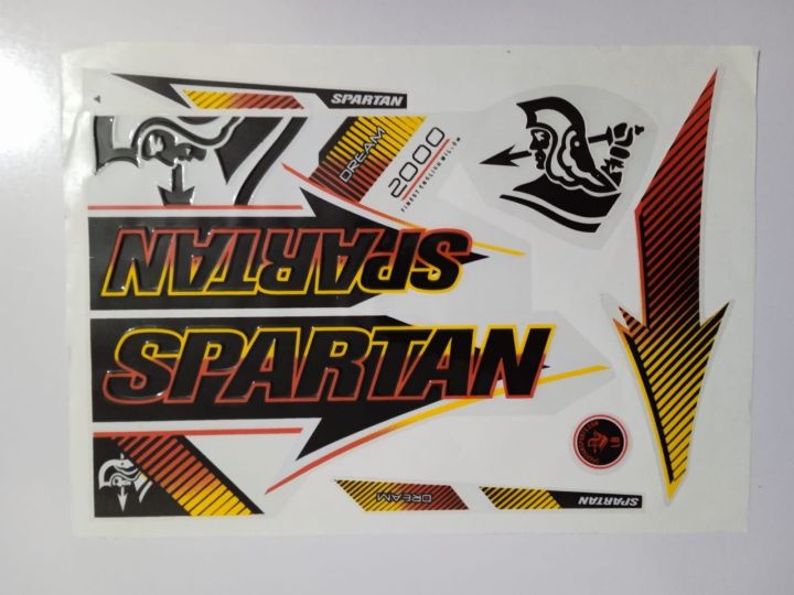 New 3D 2023 SPARTAN RED & BLACK  Edition Top Quality Cricket Bat Sticker For Professional Players