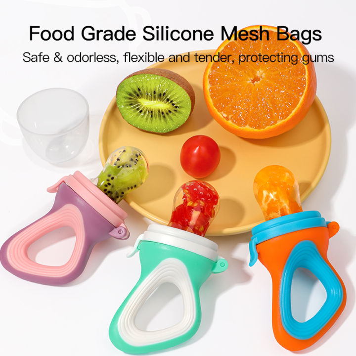 SAIDAH%20Infant%20Baby%20Food%20Fruit%20&%20Vegetable%20Feeder%20with%20Medium%20Mesh%20Bag%20Food%20Grade%20Liquid%20Silicone%20Yummy%20Nourishment%20Feeding%20-%20Image%205