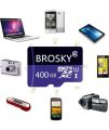 400GB Micro SD SDXC Card, BROSKY Class 10 Flash Memory Card with Free Adapter, Designed for Android Smartphones, Tablets and Others (400GB). 