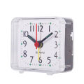 Bedside Small Alarm Clock Quartz Battery Square Candy Color Student Bedroom Alarm Clock Wake Up With Beeping Sound home decoration item. 