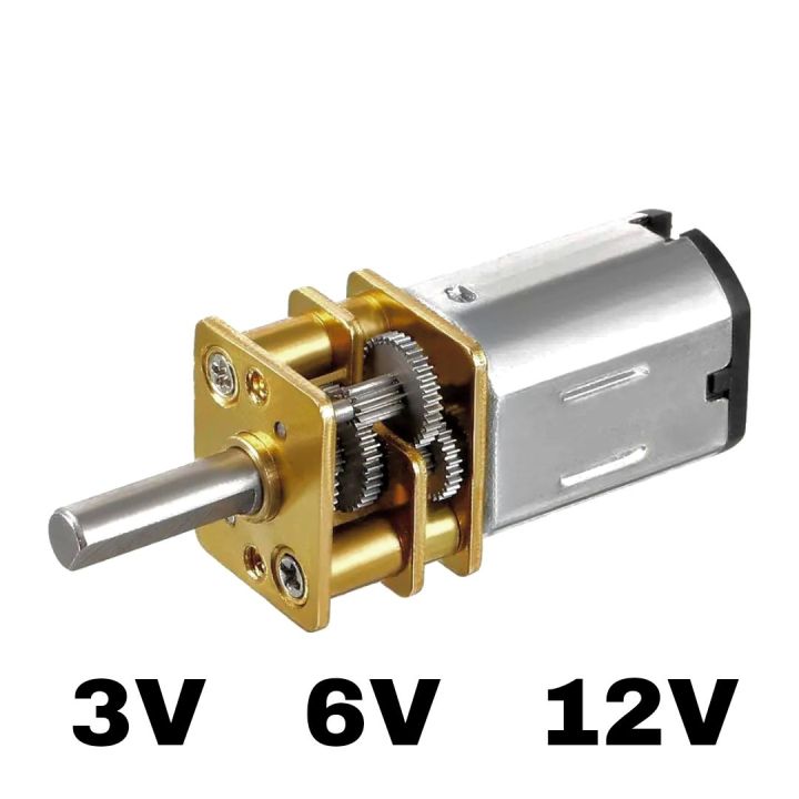 Tiny N20 Motor with High Quality Metal Gears DC 3V-12V High Torque Transmission, Less Noise price in Pakistan | Used Micro N20 Gear Motor DC 3V-6V High Torque Mini Electric Motor with metal gears Price in Pakistan | DC Gear Motor mini (metal gear)