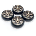 RC Car WLtoys 1/28 K969 K979 K989 K999 284131 Mini-z Mini-d Mini-q RC Car Upgrade 25.5mm Drift Tires, Metal Wheels.