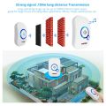 Fuers Wireless Doorbell Waterproof Welcome Chime Home Door Bell Intelligent 32 Songs Smart Alarm With Battery For Store Hotel.