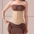 MiiOW U-shaped Waist Trainer Corset Women Buttoned Shapers Breast Lifted Waist Trainer Steel Bone Slimming Woman Body Shapewear. 