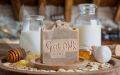 Goat milk soap. 