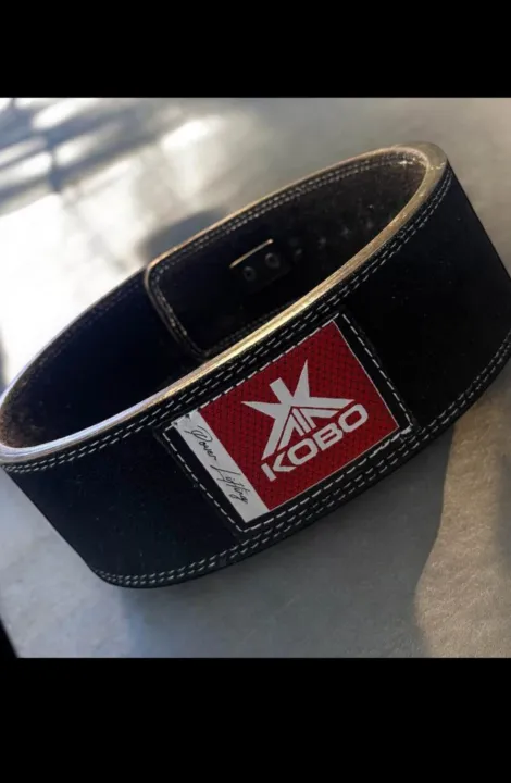 Kobo%2010%20mm%20WTB-16%20Adjustable%20Lever%20Gym%20Belt-%20Heavy%20Duty%20Weightlifting%20Support%20-%20Image%209