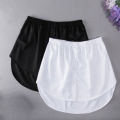 Detachable Underskirt Women Fake Shirt Irregular Skirt Tail Blouse Hem Cotton Extender Fake Hem Mini Skirt Fake Hem 6 Sizes.