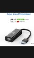 Rankie USB Network Adapter, USB 3.0 to RJ45 Gigabit 10/100/1000 Mbps Ethernet Internet Adapter (Black) Network Interface Controller Adapter. 