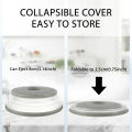 Microwave Splatter Cover 10.5inch Collapsible Food Plate Cover Microwave Heating Splash-proof Cover Kitchen Cooking Lid. 