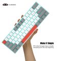 MageGee MK-Star61 Mini 60% Mechanical Keyboard 61 Keys Wired LED Backlit Compact Gaming Keyboard for Laptop, Desktop, PC, Tablet. 
