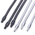 10/20/30/40cm High Quality LED Gooseneck M4 Black Silver Microphone Positioning Hose Two External Teeth M4 Flexible Snake Tube. 
