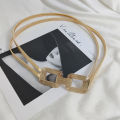 Designer Belts For Women High Quality Luxury Brand Female Waist Gold Chain Belt Elastic Waistband Dress Stretch Metal Riem. 