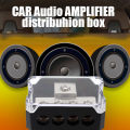 Multi-functional Auto Junction Box for Car Audio Stereo Amplifier 4GA Out Distribution Blocks 4 Way Ground Box. 