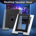 Speaker Base Bracket Enhance Spatial Sound Effects and Shock Absorption, For Computer Speakers Support and Desktop Audio Stand. 
