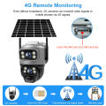 V380 Dual Lens 4G Camera Solar PIR Human Detection Night Vision Waterproof Security Video IP Camara 8MP 4K Battery CCTV Monitor. 