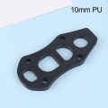 1Pc Black PU Longboard Riser Pads Skateboard Shock Pads For Truck Mounting Hardware Adults Kids Outdoor Sports Tool. 