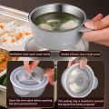304 Stainless Steel Compartment Insulated Lunch Box Office Worker Students Sealed Portable Bento Microwae Heating Food Container.