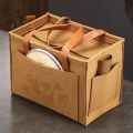 2024 Outdoor Travel Tea Set Storage Bag Portable Car Teapot Tea Cup Storage Bag Multi functional Storage Bag Tea Cozies LF395. 