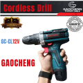 GAOCHENG Cordless Drill 12Wh (GC-CL12V) New ORIGINAL 100%.