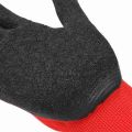3 Pair High Quality Red Nylon Safety Hand Gloves. All Work  Protect Your Hand Safely. 