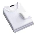 Winter  Men's Long-sleeved Thermal Underwer T-Shirt Fleece Bottoming Shirt Round Neck Shirt Fashion Plus Velvet Padded T-shirt. 