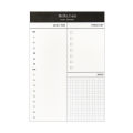 Mini planner daily check list Desk time schedule Office school Notebook/planner Stationary weekly planner.