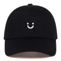 Unisex Smiling Face Embroidery Baseball Caps Spring Autumn Outdoor Adjustable Casual Hats Sunscreen Hat. 
