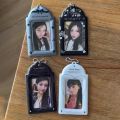 Multifunction  Photocard Holder PVC with Keychain Photocard Case Cute Original 3 Inch Mini Photo Holder Students. 