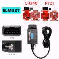 ELM327 V1.5 USB PIC18F25K80 FTDI CH340 CAN /MS CAN For Forscan OBD2 Diagnostic can Switch OBD Scanner Car Diagnostic Tool.