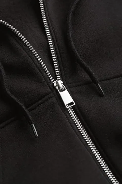 Plain%20Black%20Zipper%20Hoodie%20for%20Women%20and%20Girls%20Casual%20Hooded%20Sweatshirt%20Cotton%20Blend%20Long%20Sleeve%20Oversized%20Zip%20Up%20Jacket%20with%20Pockets%20-%20Image%203