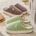 Cotton Slippers for Women in Autumn and Winter, New Indoor Home Soft Bottom, Anti Slip and Warm Plush Cotton Slippers for Women. 