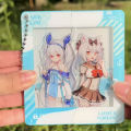 Game Blue Archive Azur Lane IJN Taihō Yozakura Kirara Cosplay Keychain Acrylic Keyring Key Chain Bag Accessories Ornament Props.