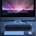 4D Computer Speaker Bar Stereo Sound Subwoofer Bluetooth Speaker For Macbook Laptop Notebook PC Music Player Wired Loudspeaker. 