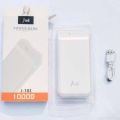 J-CELL Power Bank Original 10000Mah Model: J-103 1 TO 3 Phone Charging 4 Charging Cable Include. 