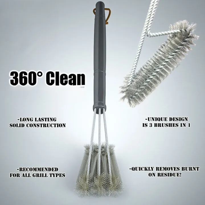 Grill%20Cleaning%20Brush%20BBQ%20Tool%20Grill%20Brush%203%20Stainless%20Steel%20Brushes%20In%201%20Cleanin%20Bbq%20Accessories%20Best%20Cleaner%20Barbecue%20-%20Image%203