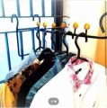 Grill Cloth hanger  Balcony shart metal Coat Rack. 