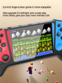 Q21 Gamepad 500 arcade games 3.5 size screen massive classic nostalgia games 1200 mah capacity for two-player battle screen. 