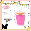 50PCS/Bag Mini Plastic Shot Cups Disposable Random Color PartyGraduation Birthday WeddingPicnic Valentines Drinkware Accessories. 